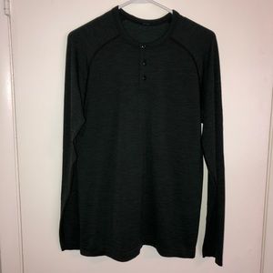 Men’s Metal Vent Long Sleeve Henley